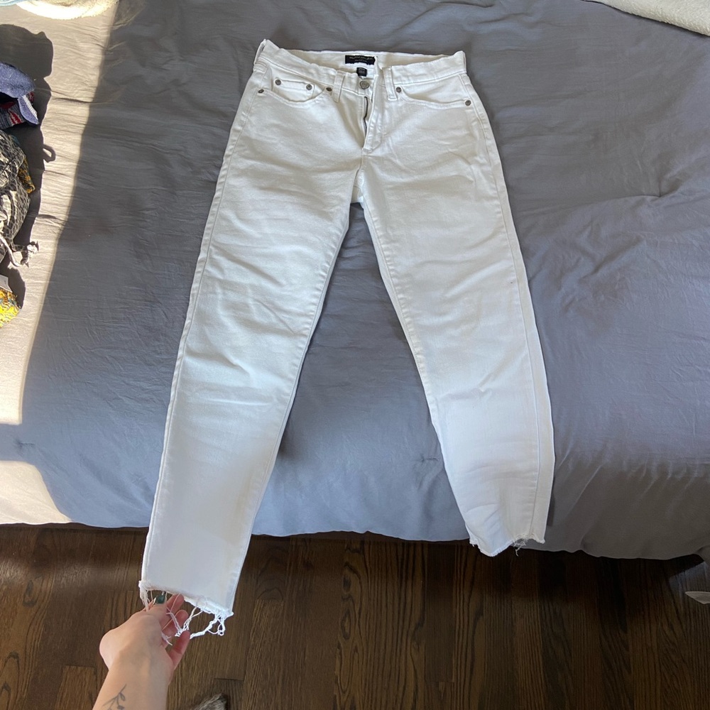 Banana republic white skinny jeans size 27